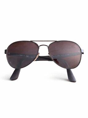 Ray-Ban RB3540 Aviator Sunglasses Matte Black 58mm Frames with Case & Cloth